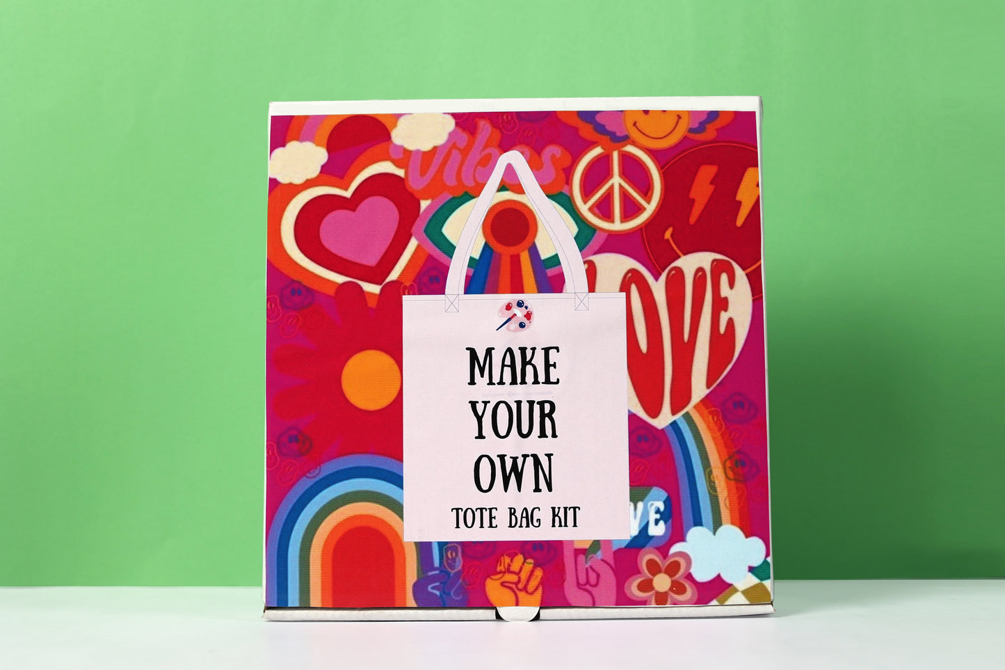 DIY Evil Eye Tote Bag Painting Kit