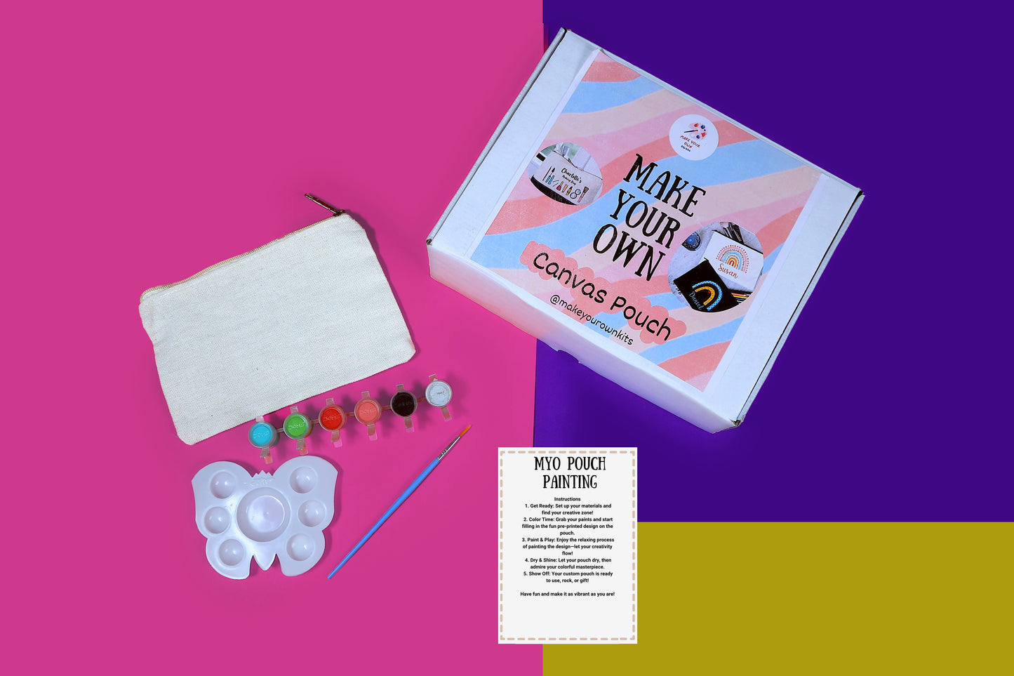 DIY Ship Pouch Painting Kit