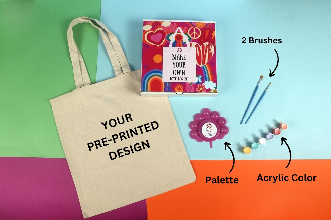 DIY Barbie Tote Bag Painting Kit